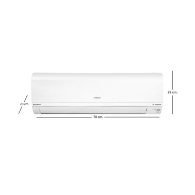แอร์บ้าน เครื่องปรับอากาศ Hitachi Inverter รุ่น RAK-QH13PCBST ขนาด 12,100 BTU