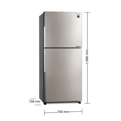 ตู้เย็น Sharp 2 ประตู Inverter ขนาด 15.2 Q รุ่น SJ-XP470TP มี 2 สี