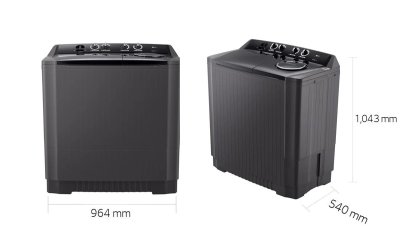 เครื่องซักผ้า 2 ถัง LG รุ่นใหม่ TT18NAPG ขนาด 18 KG