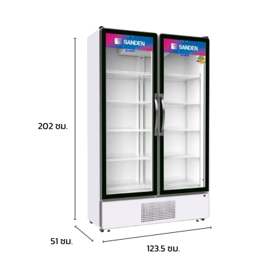 New!! ตู้แช่เย็น 2 ประตู SANDEN รุ่น SPD-1000P ขนาด 28.8Q **สินค้าบริการจัดส่งฟรีในเขตกรุงเทพฯและปริมณฑลเท่านั้น**