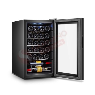 ตู้แช่ไวน์ Wine Sanden รุ่น SVN-0070H ขนาด 2.47 Q สีดำ จุได้ 24 ขวด