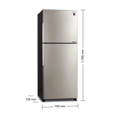 ตู้เย็น Sharp 2 ประตู Inverter ขนาด 16.6 Q รุ่น SJ-XP500TP มี 2 สี