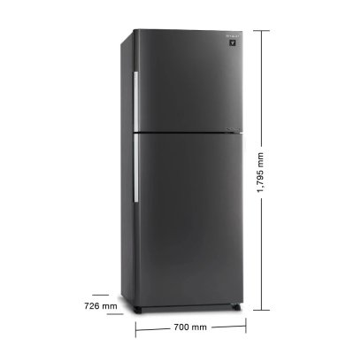 ตู้เย็น Sharp 2 ประตู Inverter ขนาด 16.6 Q รุ่น SJ-XP500TP มี 2 สี