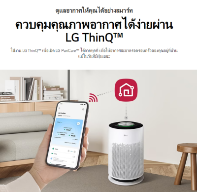 เครื่องฟอกอากาศ LG รุ่น AS60GHWG0 PuriCare 360 Hit