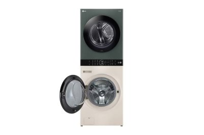 WashTower ซักผ้า 25 กก. และอบ 20 กก. รุ่น WT2520NHEG ระบบ AI DD™ พร้อม Smart WI-FI control ควบคุมสั่งงานผ่านสมาร์ทโฟน