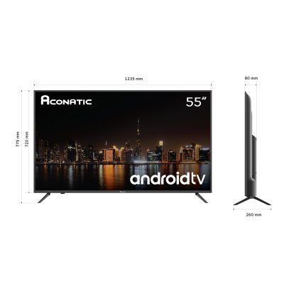 Aconatic Smart TV Android11 4K 55นิ้ว รุ่น 55US500AN