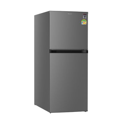 Aconatic ตู้เย็น 2 ประตู ขนาด 7.8Q รุ่น AN-FR220 สีเทา ชั้นวางกระจกนิรภัย ระบบละลายน้ำแข็งกึ่งอัตโนมัติ