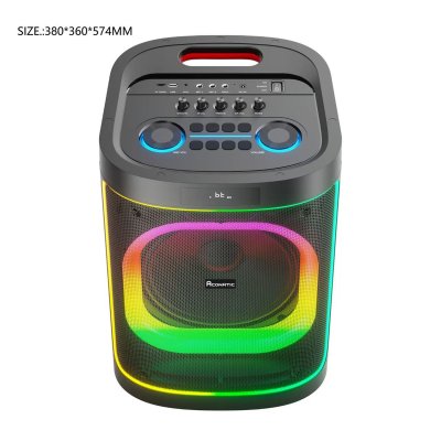 ACONATIC ลำโพง PARTY SPEAKER รุ่น AN-SP1012PT พลังเสียง 100W ดอกลำโพง 12" แถมไมโครโฟน 1 อัน รับประกัน1 ปี