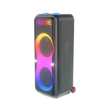 ACONATIC ลำโพง PARTY SPEAKER รุ่น AN-SP1410PT RMS 140W ดอกคู่ 10" 60W*2+2.5”20W*1+2”*1 TWS Bluetooth USB