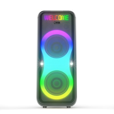 ACONATIC ลำโพง PARTY SPEAKER รุ่น AN-SP1410PT RMS 140W ดอกคู่ 10" 60W*2+2.5”20W*1+2”*1 TWS Bluetooth USB