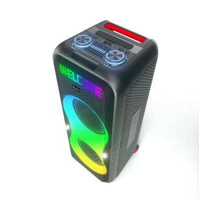 ACONATIC ลำโพง PARTY SPEAKER รุ่น AN-SP1410PT RMS 140W ดอกคู่ 10" 60W*2+2.5”20W*1+2”*1 TWS Bluetooth USB