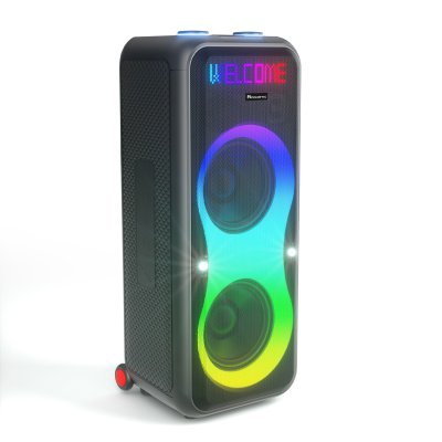 ACONATIC ลำโพง PARTY SPEAKER รุ่น AN-SP1410PT RMS 140W ดอกคู่ 10" 60W*2+2.5”20W*1+2”*1 TWS Bluetooth USB