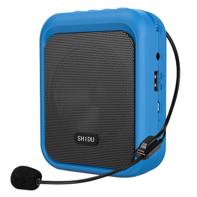 SHIDO รุ่น SD-M100 เครื่องขยายเสียงไมโครโฟนไร้สาย Voice Amplifier ขนาดเล็ก พร้อมไมโครโฟนอะคูสติกพิเศษ ขยายเสียงคุณภาพ Hi-Fi เทคโนโลยี MP3 รองรับการ์ด TF และ USB, Bluetooth 5.0 EDR