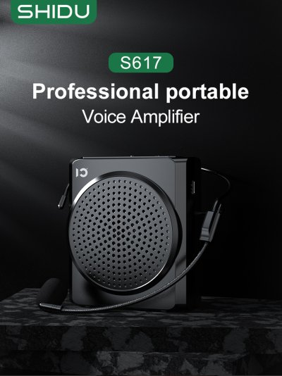 SHIDO รุ่น SD-S617 ลำโพงไร้สายพกพา Voice Amplifier Bluetooth 5.0 EDR รองรับ AUX ปิดเสียงด้วยปุ่มเดียว พร้อมลำโพง 3 นิ้ว SHIDO รุ่น SD-S617 ลำโพงไร้สายพกพา Voice Amplifier Bluetooth 5.0 EDR รองรับ AUX ปิดเสียงด้วยปุ่มเดียว พร้อมลำโพง 3 นิ้ว