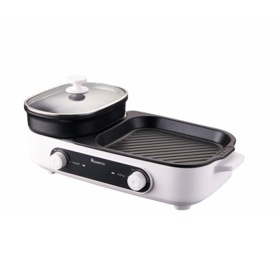 Aconatic เตาปิ้งย่างอเนกประสงค์พร้อมหม้อชาบู กระทะปิ้งย่าง 2in1 รุ่น AN-PSG1540 (รับประกัน 1 ปี)