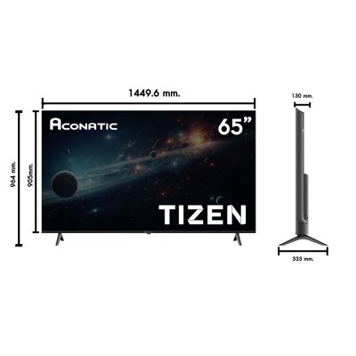 ACONATIC Smart TV QLED TIZEN OS รุ่น 65QSX900AN ขนาด 65 นิ้ว Netflix Youtube Amazon Prime video รับประกัน 3 ปี