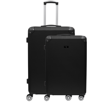 TIL Suitcase กระเป๋าเดินทาง แบบเซ็ตคู่ ขนาด 20 และ 24 นิ้ว  วัสดุ ABS รุ่น SCABS2BB2024 (สีดำ)