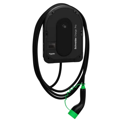 Charging station, Schneider Charge Pro, 1P-3P, 1xAtt. cable, 7.4-11-22kW, 16-32A, with MID and 4G modem