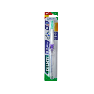 แปรงสีฟันจัดฟัน กัม ออร์โธดอนทริก ทราเวิล (GUM Ortho Travel)