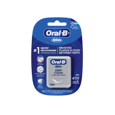ไหมขัดฟัน ออรัล-บี ไกลด์ ดีพ คลีน ฟลอส (Oral-B Glide) 40 M