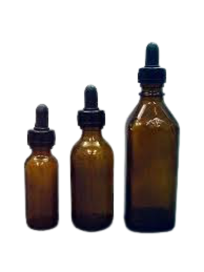 ขวดหยดสาร สีชา Dropping bottle amber