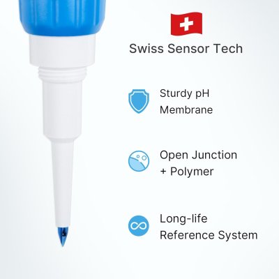 PH60S Spear pH Pocket Tester Kit for Food/Solid/Viscous Samplings