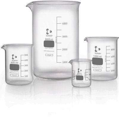 DURAN® Beaker, low form, with spout