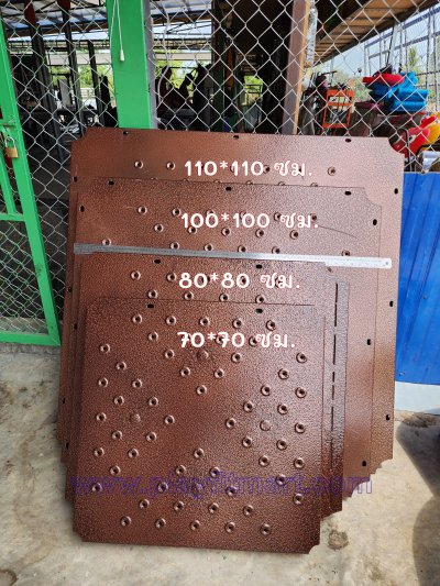 อะไหล่เครื่องเล่นสนาม แผ่นพื้นสถานีเครื่องเล่น ขนาด 110 x 110 ซม.