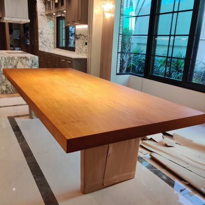 Makha wood Single-slab table. (SST3)