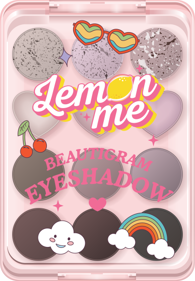 LEMON ME Beautigram Eyeshadow No.1 Infinity Sweet Pink