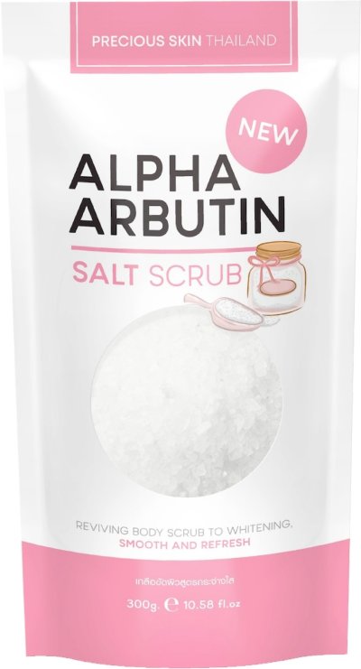 PRECIOUS SKIN Alpha Arbutin Salt Scrub 300 g