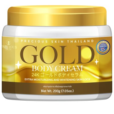 PRECIOUS SKIN Gold Body Cream 24K 200 g