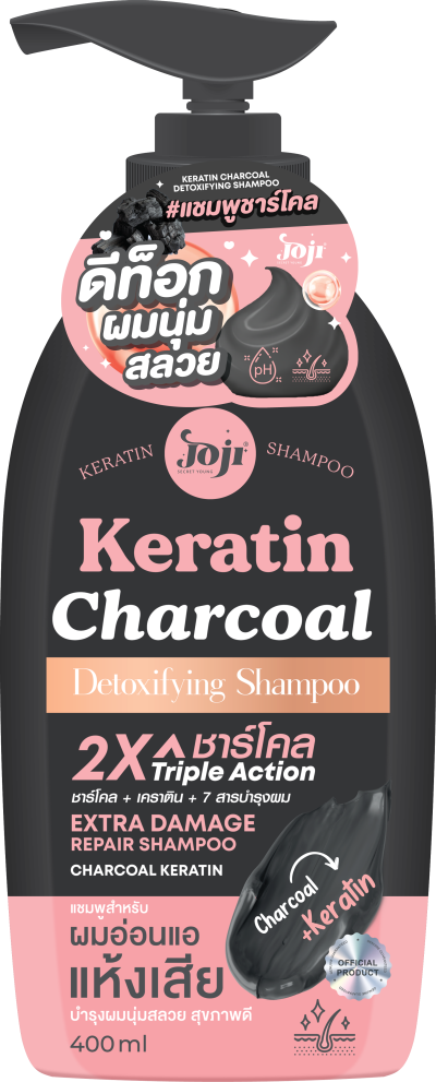KERATIN CHARCOAL DETOXIFYING SHAMPOO 400ML