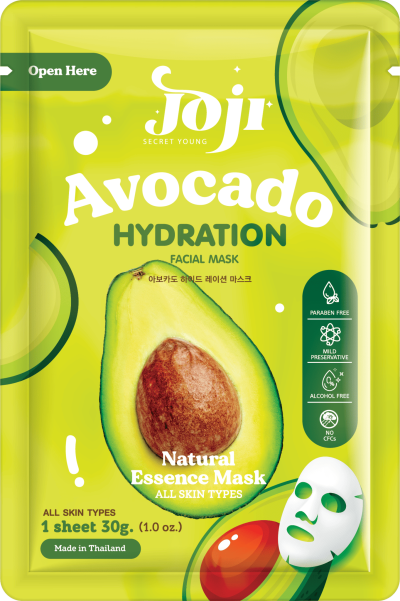 JOJI SECRET YOUNG  AVOCADO HYDRATION FACIAL MASK