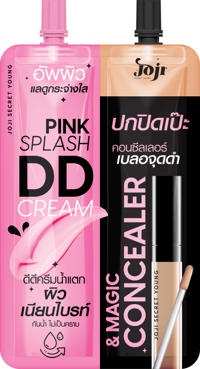 JOJI SECRET YOUNG  PINK SPLASH DD CREAM&MAGIC CONCEALER 5+5G.