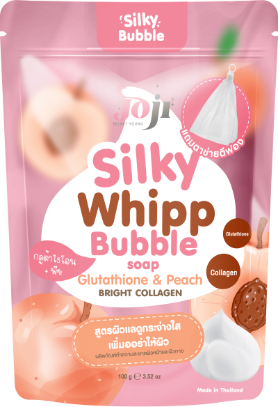 JOJI SECRET YOUNG  GLUTATHIONE & PEACH SILKY WHIPP BUBBLE SOAP
