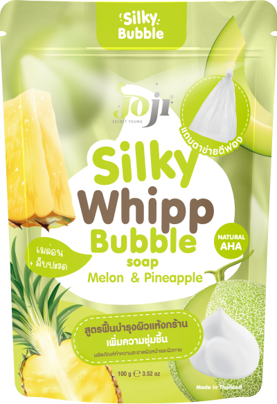 JOJI SECRET YOUNG  MELON & PINEAPPLE CELLULITE+ANTI-STRETMARK SILKY WHIPP BUBBLE SOAP