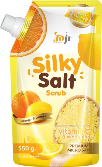 JOJI SECRET YOUNG  SILKY SALT SCRUB ORANGE & LEMON