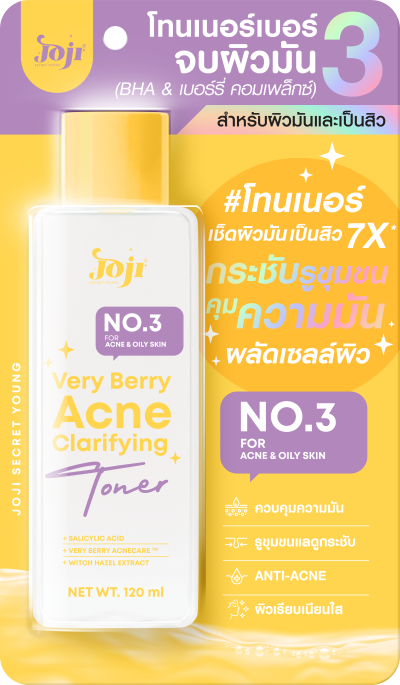 JOJI SECRET YOUNG TONER VERY BERRY ACNE CLARIFYING TONER 120 ML