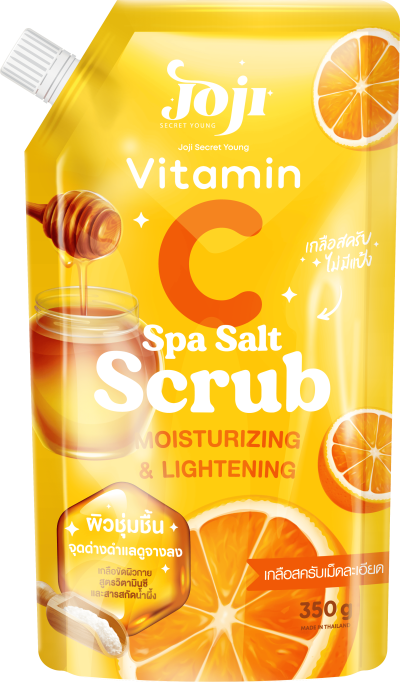 JOJI SECRET YOUNG  VITAMIN C SPA SALT SCRUB HONEY AND LEMON