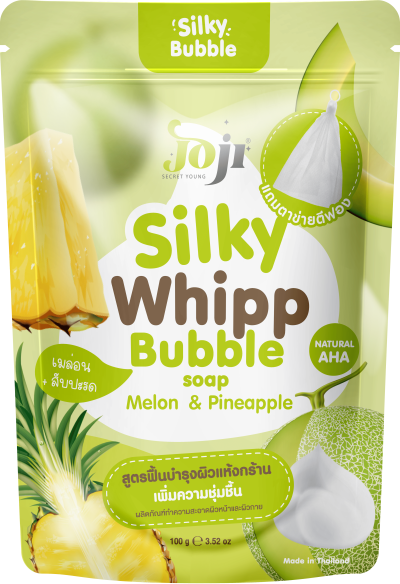 JOJI SECRET YOUNG  MELON & PINEAPPLE CELLULITE+ANTI-STRETMARK SILKY WHIPP BUBBLE SOAP