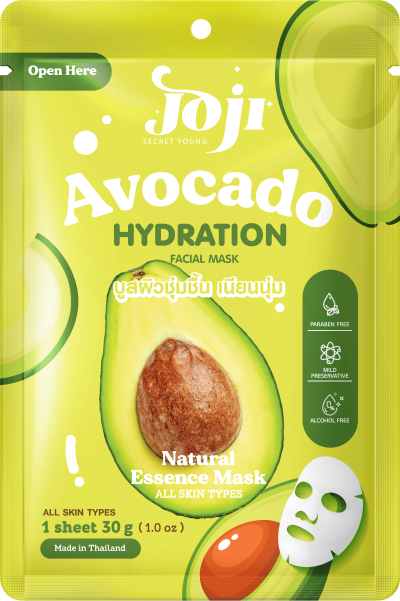JOJI SECRET YOUNG  AVOCADO HYDRATION FACIAL MASK