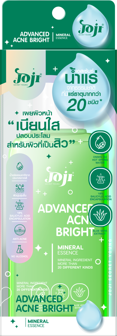 JOJI SECRET YOUNG  ADVANCED ACNE BRIGHT MINERAL ESSENCE 130ML