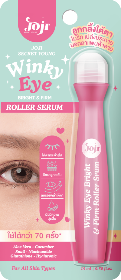 JOJI SECRET YOUNG  WINKY EYE BRIGHT & FIRM ROLLER SERUM 15ML