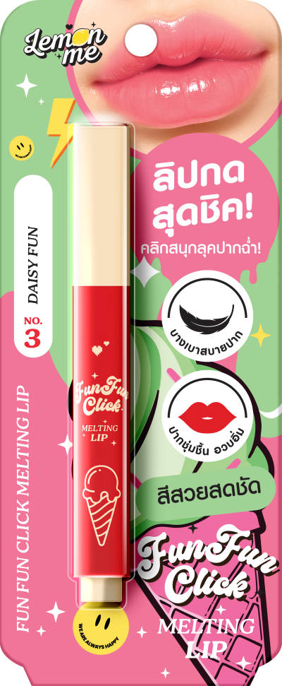 LEMON ME FUN FUN CLICK MELTING LIP NO.3 DAISY FUN