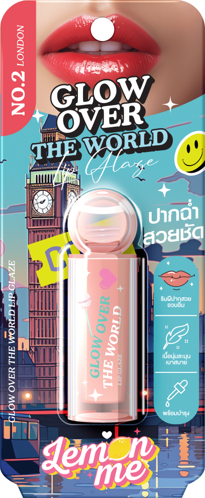 LEMON ME GLOW OVER TH WORLD #LONDON