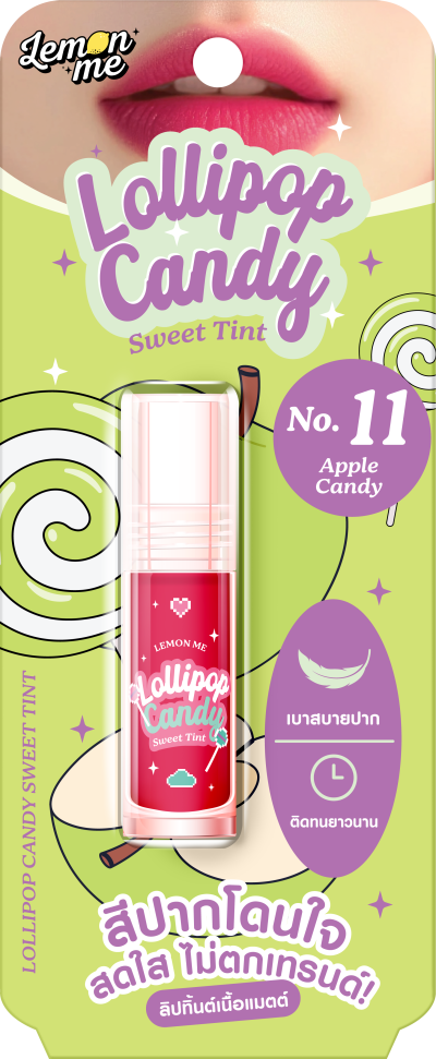 LEMON ME LOLLIPOP CANDY SWEET TINT NO.11 APPLE CANDY