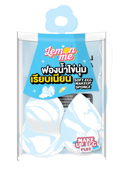 LEMON ME SOFT EGG MAKEUP SPONGE #BLUE