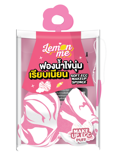 LEMON ME SOFT EGG MAKEUP SPONGE #PINK