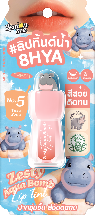 LEMON ME ZESTY AQUA MOO DENG NO.5 YUZU SODA
